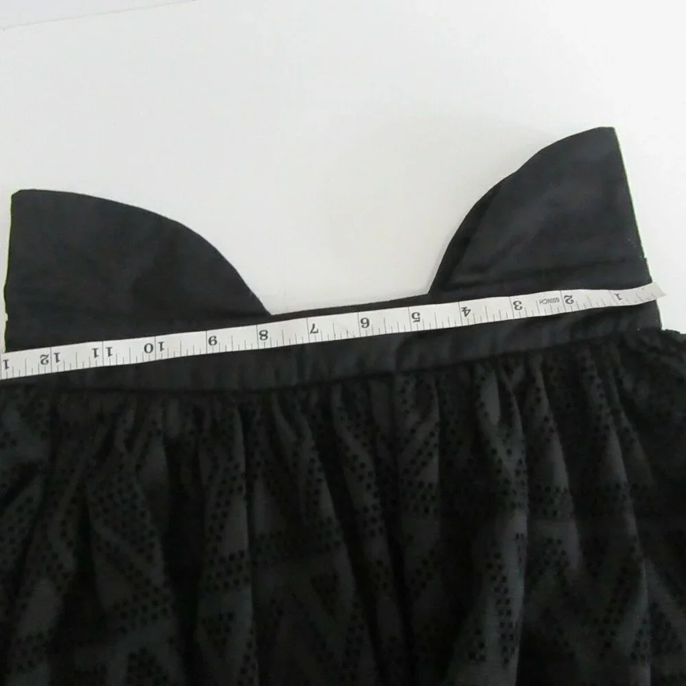 Debbie Dabbie Angel Biba Black Lined Skirt